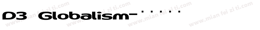 D3 Globalism字体转换